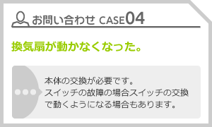 CASE04 水やお湯を出すとサビがひどい。